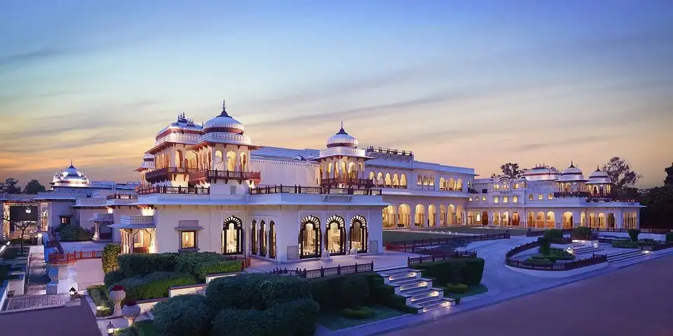 Rambagh Palace Hotel in Jaipur Rambagh Palace Hotel in Jaipur