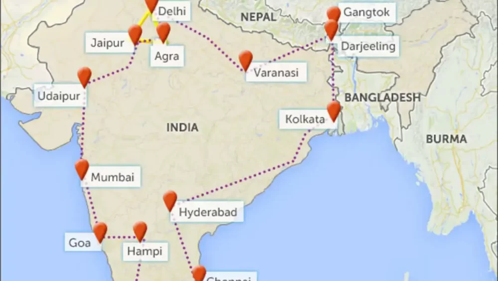 travel circuits in india